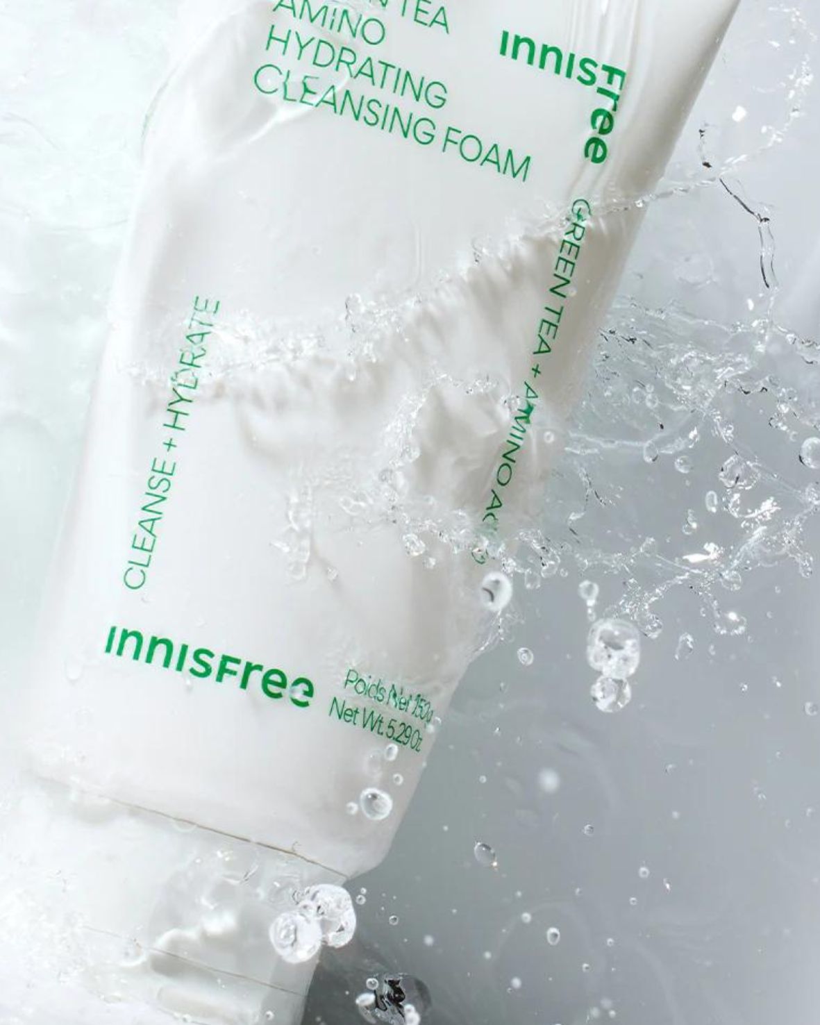 GREEN TEA AMINO HYDRATING FOAM CLEANSER